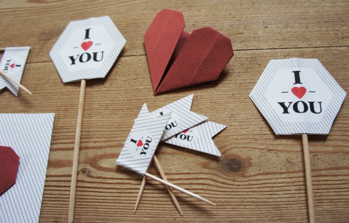 DIY Fete des meres coeur origami
