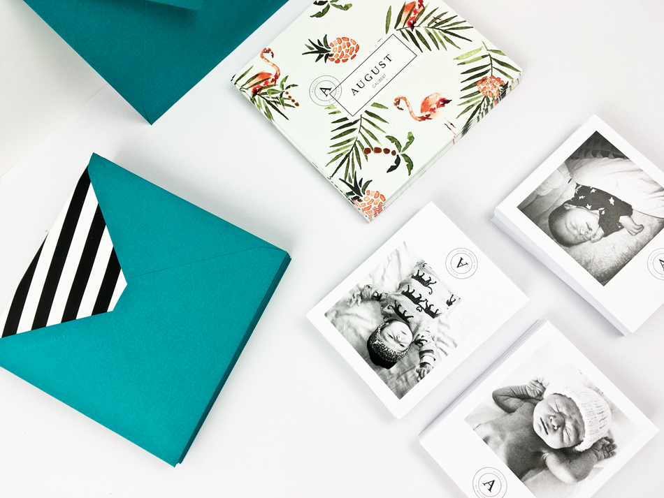 faire part naissance sur mesure tropical coloré