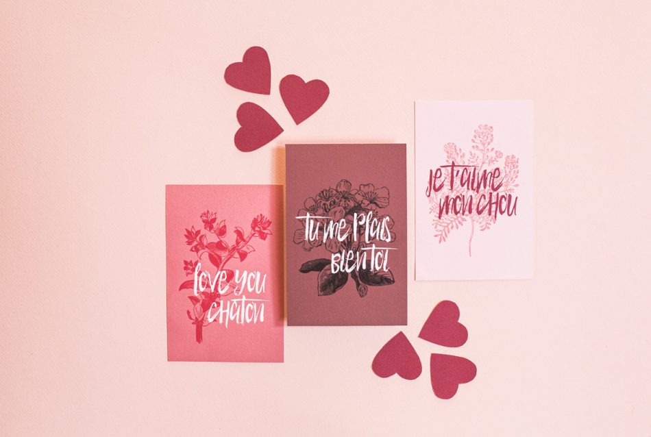 3 cartes à télécharger pour la saint valentin