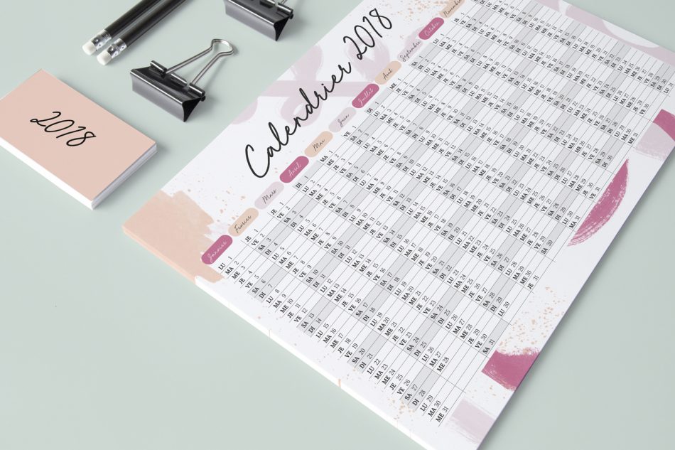 calendrier 2018 à télécharger