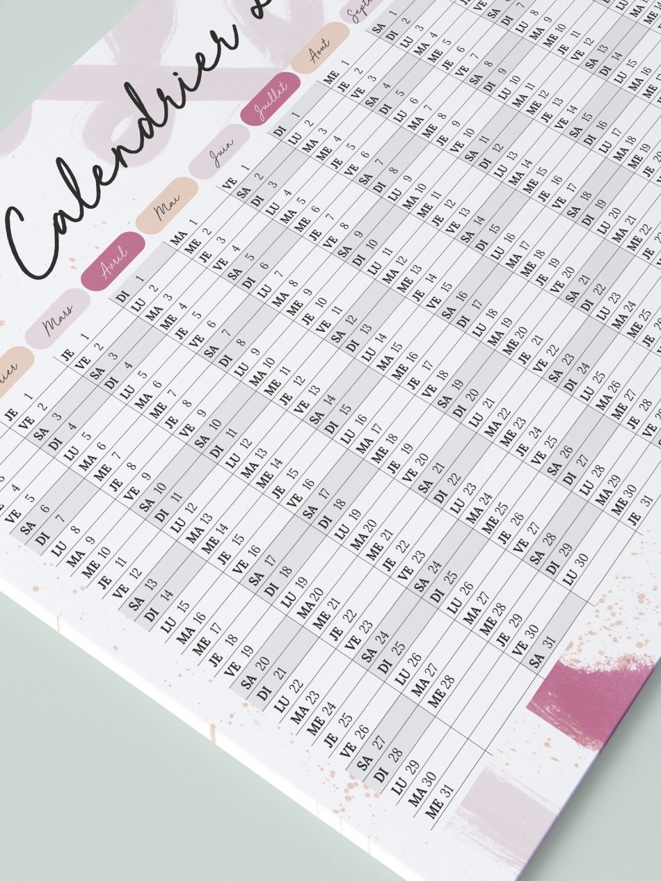 calendrier 2018 à télécharger
