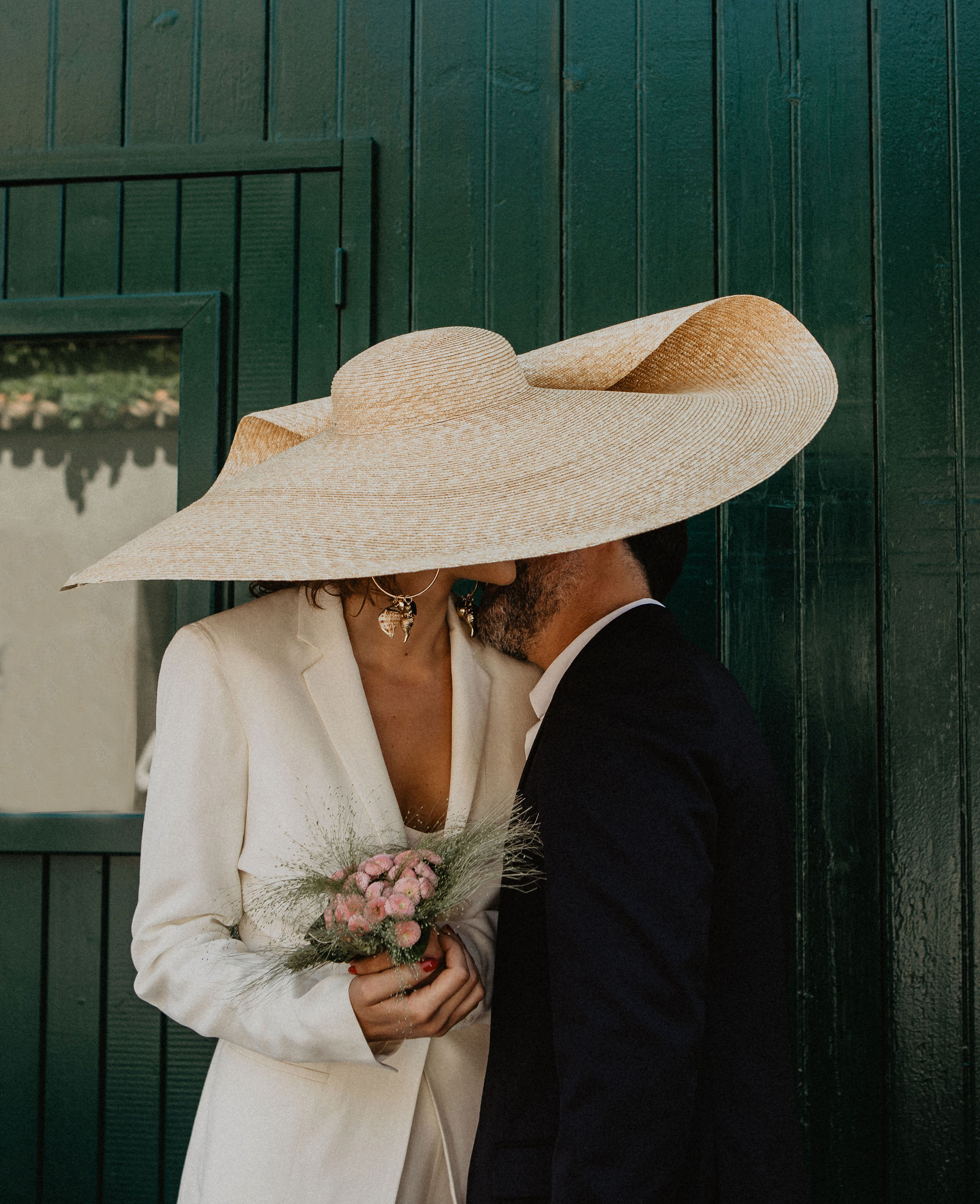 chapeau moderne mariage